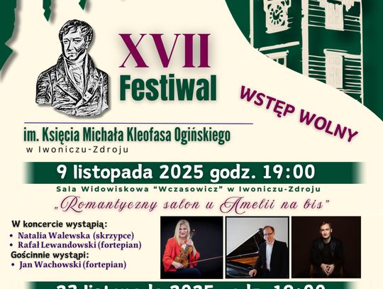 XVII Festiwal im. Księcia Michała Kleofasa Ogińskiego