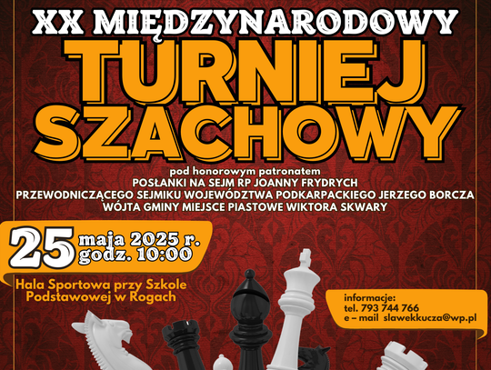 XX Międzynarodowy Turniej Szachowy w Rogach XX Międzynarodowy Turniej Szachowy w Rogach