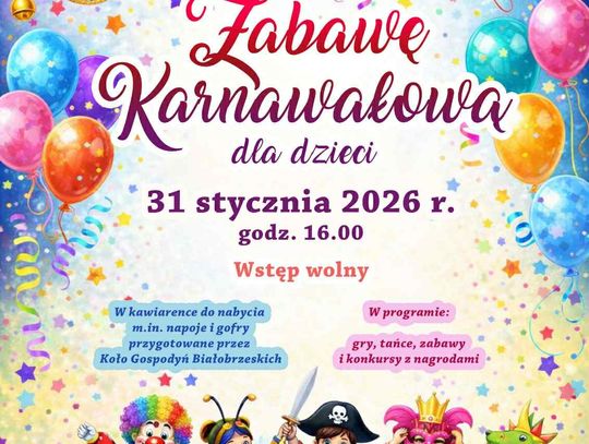 Zabawa Karnawałowa dla dzieci