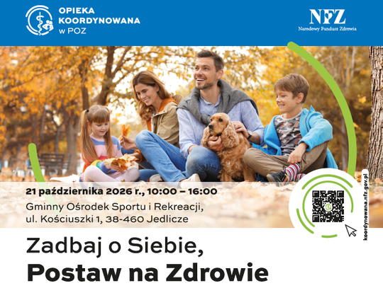 „Zadbaj o Siebie, Postaw na Zdrowie” – bezpłatne wydarzenie profilaktyczne w Jedliczu