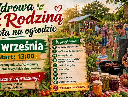 Zdrowa Rodzina z Rodziną sobota na ogrodzie