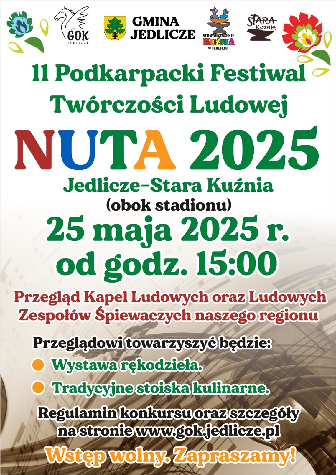 11 Podkarpacki Festiwal Twórczości Ludowej NUTA 2025 11 Podkarpacki Festiwal Twórczości Ludowej NUTA 2025