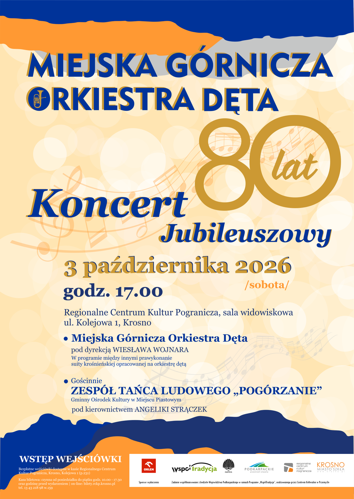 80 lat Miejskiej Górniczej Orkiestry Dętej w Krośnie. Jubileuszowy koncert 80 lat Miejskiej Górniczej Orkiestry Dętej w Krośnie. Jubileuszowy koncert