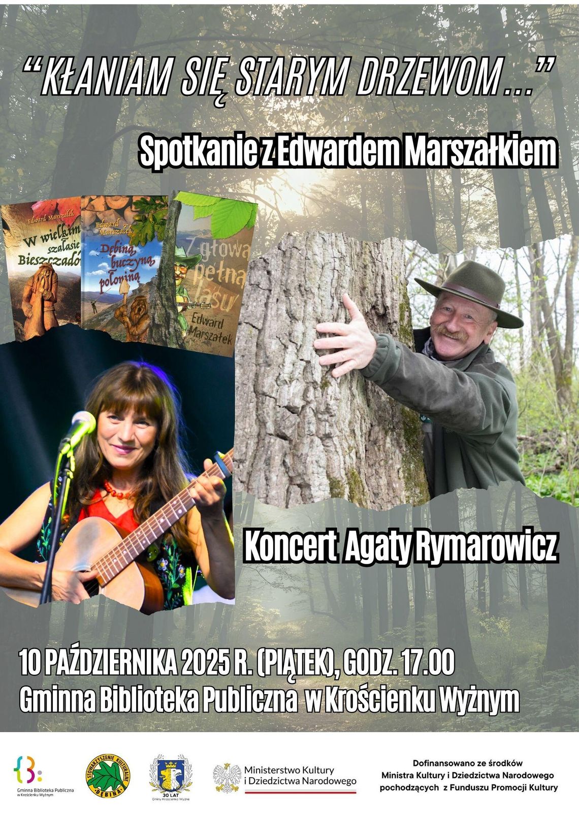 Apotkanie z Edwardem Marszałkiem oraz koncert Agaty Rymarowicz