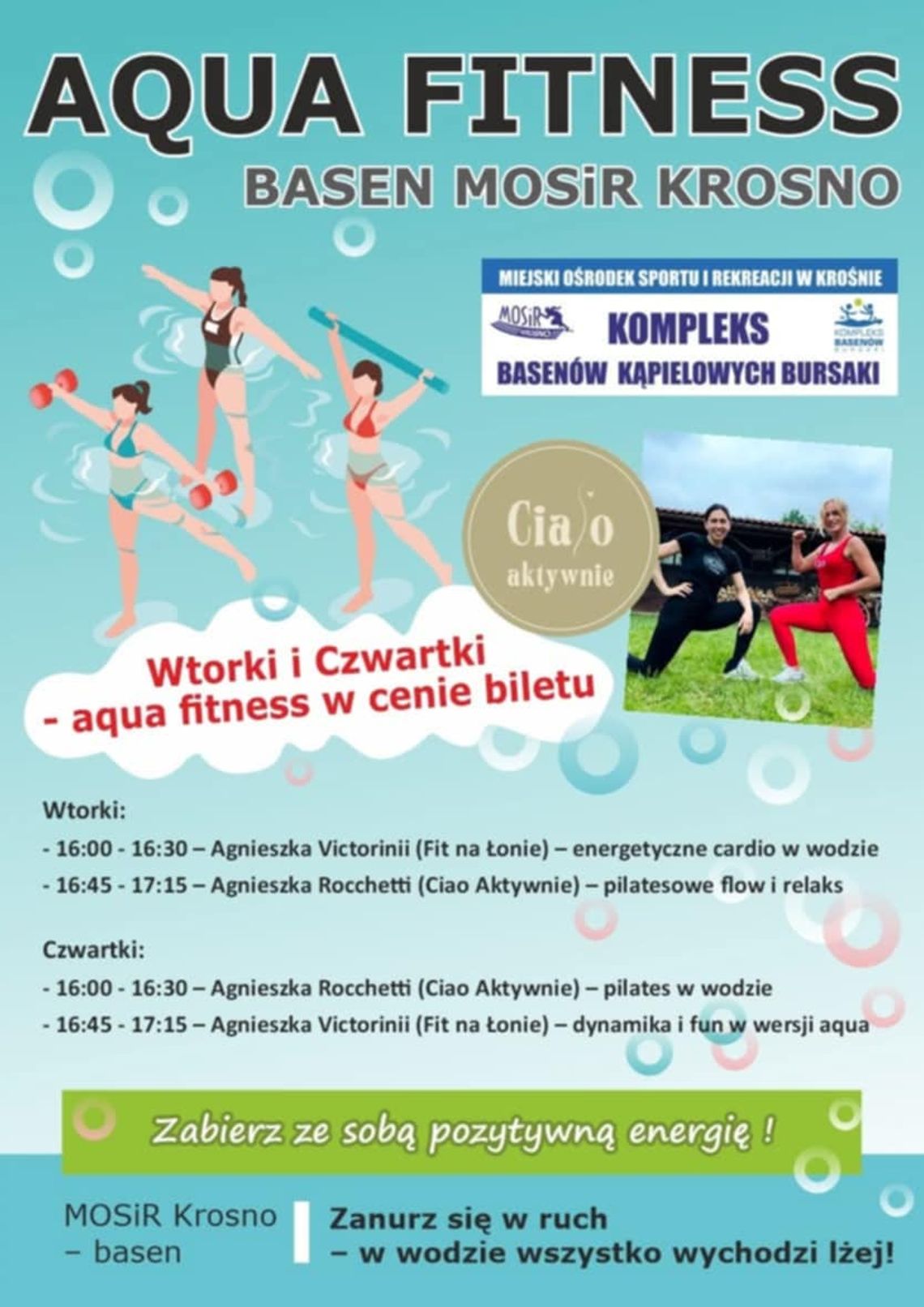 Aqua Fitness na Basenie w Krośnie Aqua Fitness na Basenie w Krośnie