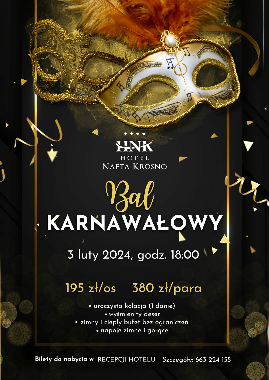 Bal Karnawałowy w Hotelu Nafta Krosno Bal Karnawałowy w Hotelu Nafta Krosno
