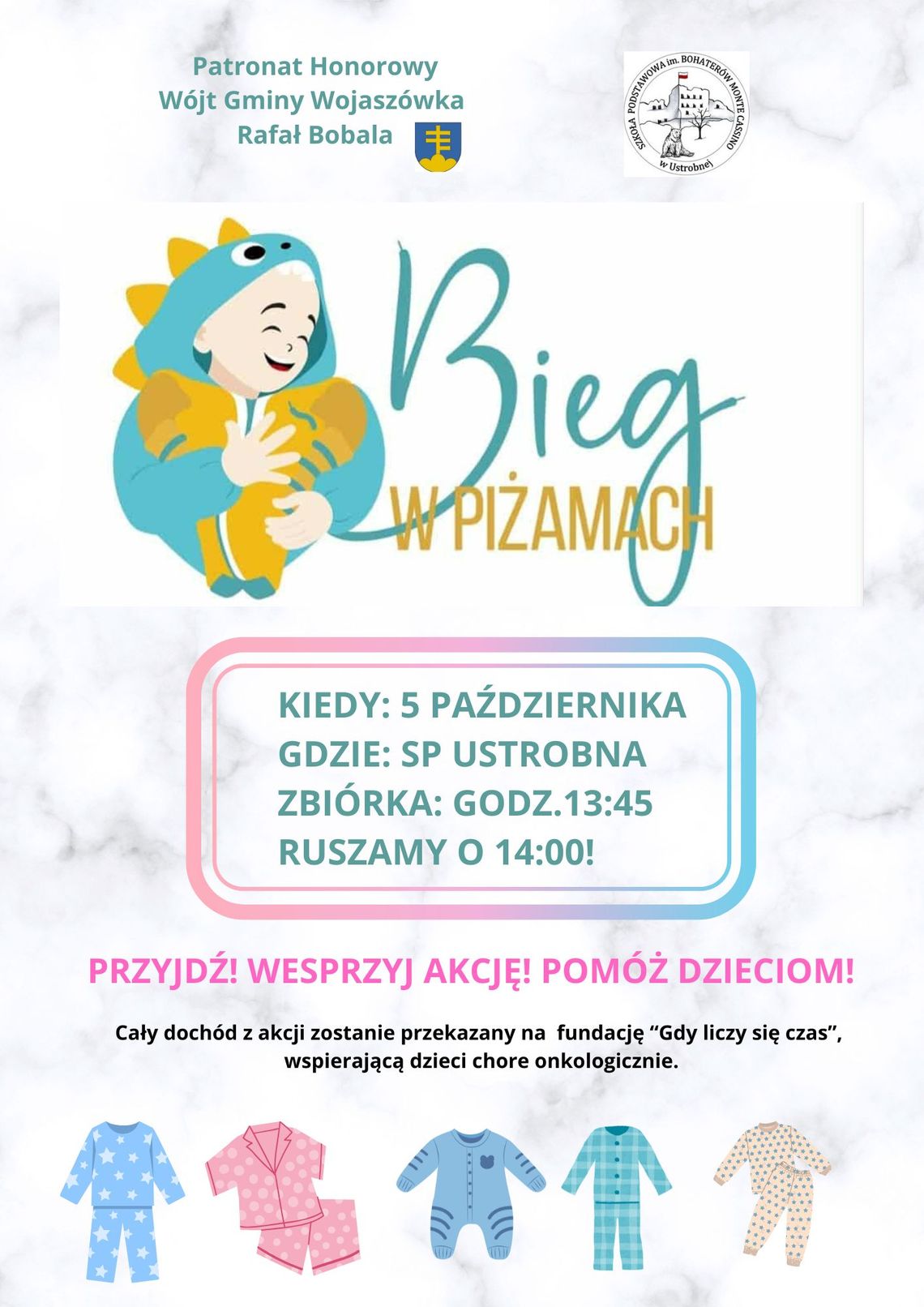 Bieg w piżamach w Ustrobnej