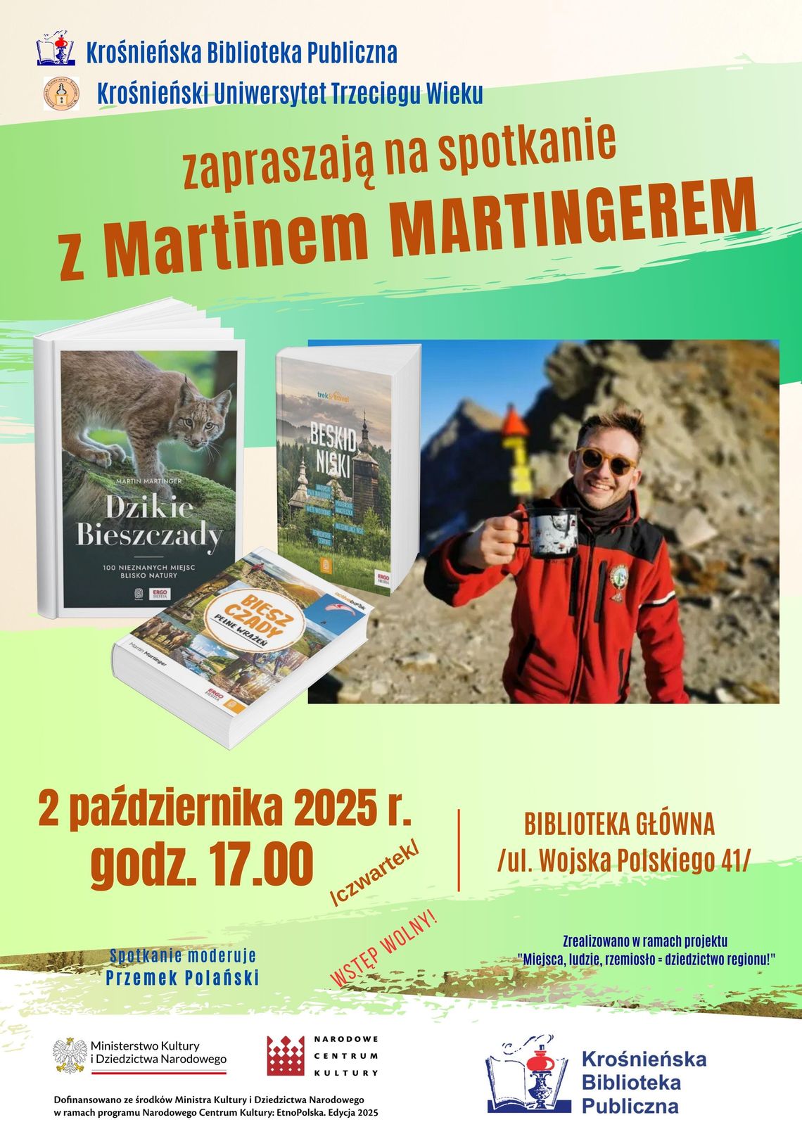 Bieszczady jakich nie znacie… na spotkaniu z Martinem Martingerem