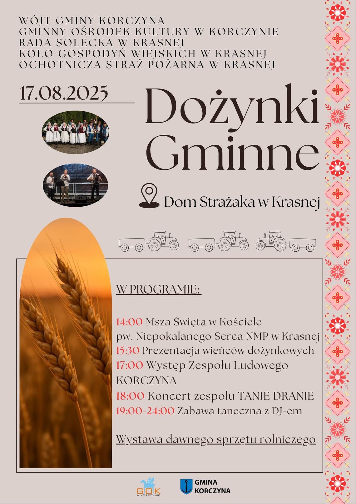Dożynki Gminne w Krasnej