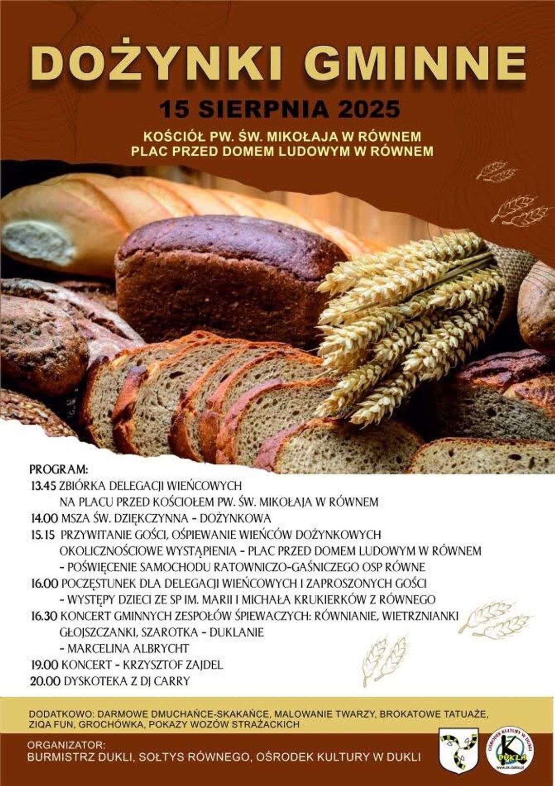 Dożynki Gminy Dukla w Równem