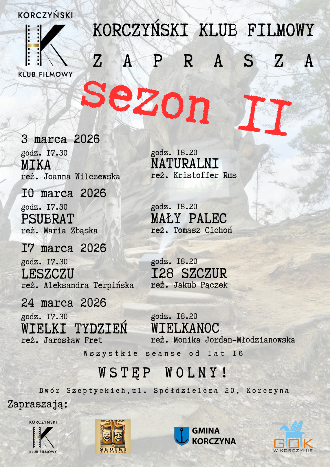 Drugi sezon Korczyńskiego Klubu Filmowego