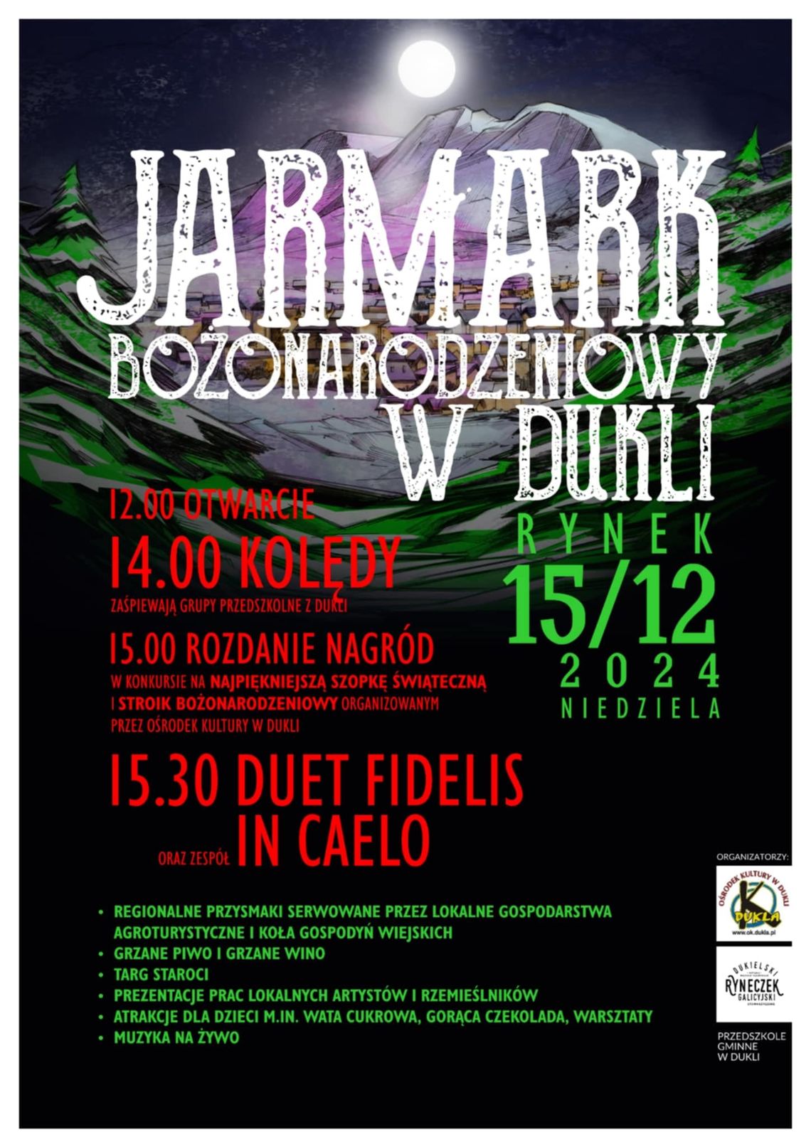 Dukielski Ryneczek Galicyjski - Jarmark Bożonarodzeniowy, podzielmy się miłością Dukielski Ryneczek Galicyjski - Jarmark Bożonarodzeniowy, podzielmy się miłością