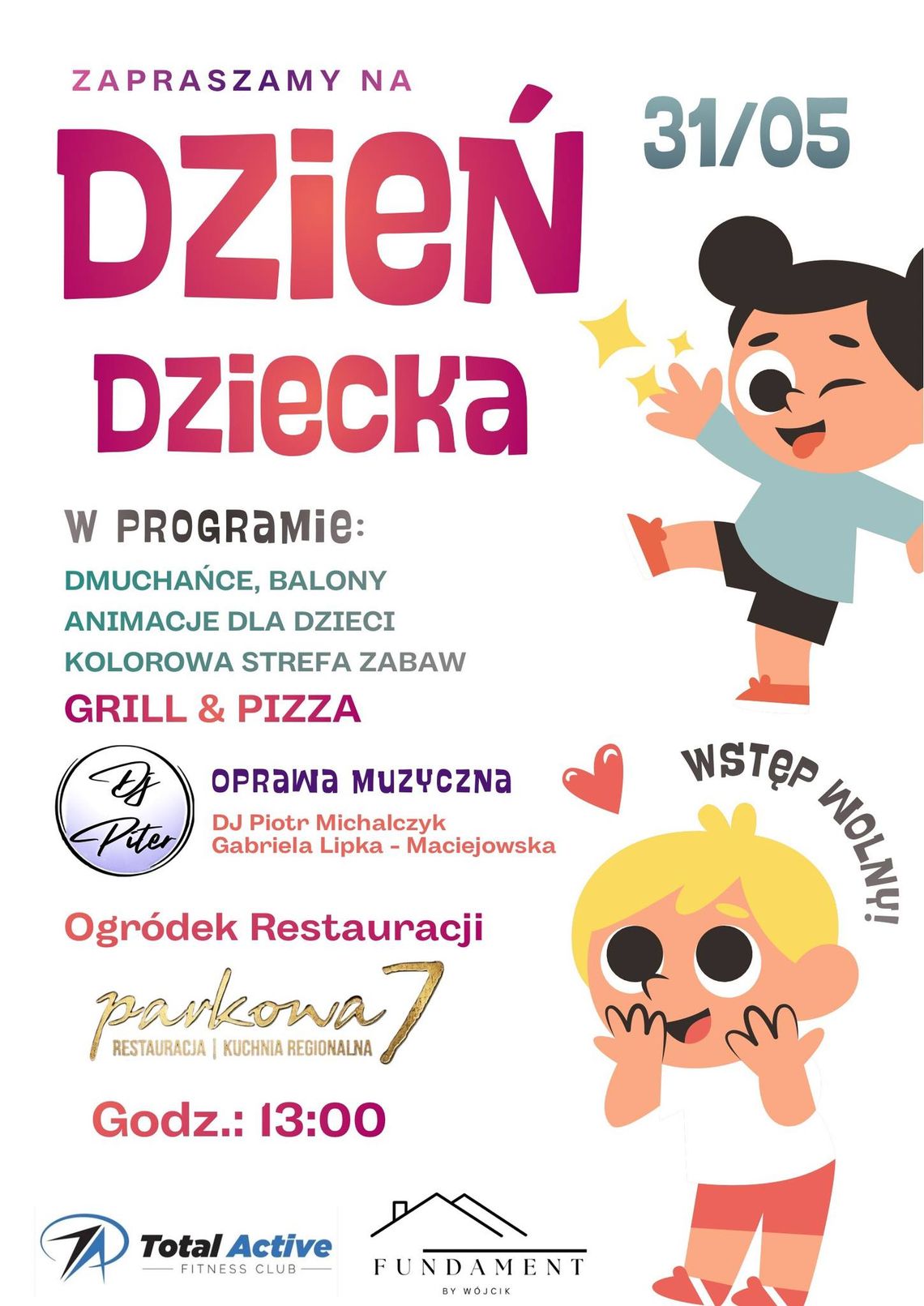 Dzień Dziecka w ogródku RESTAURACJI PARKOWA 7