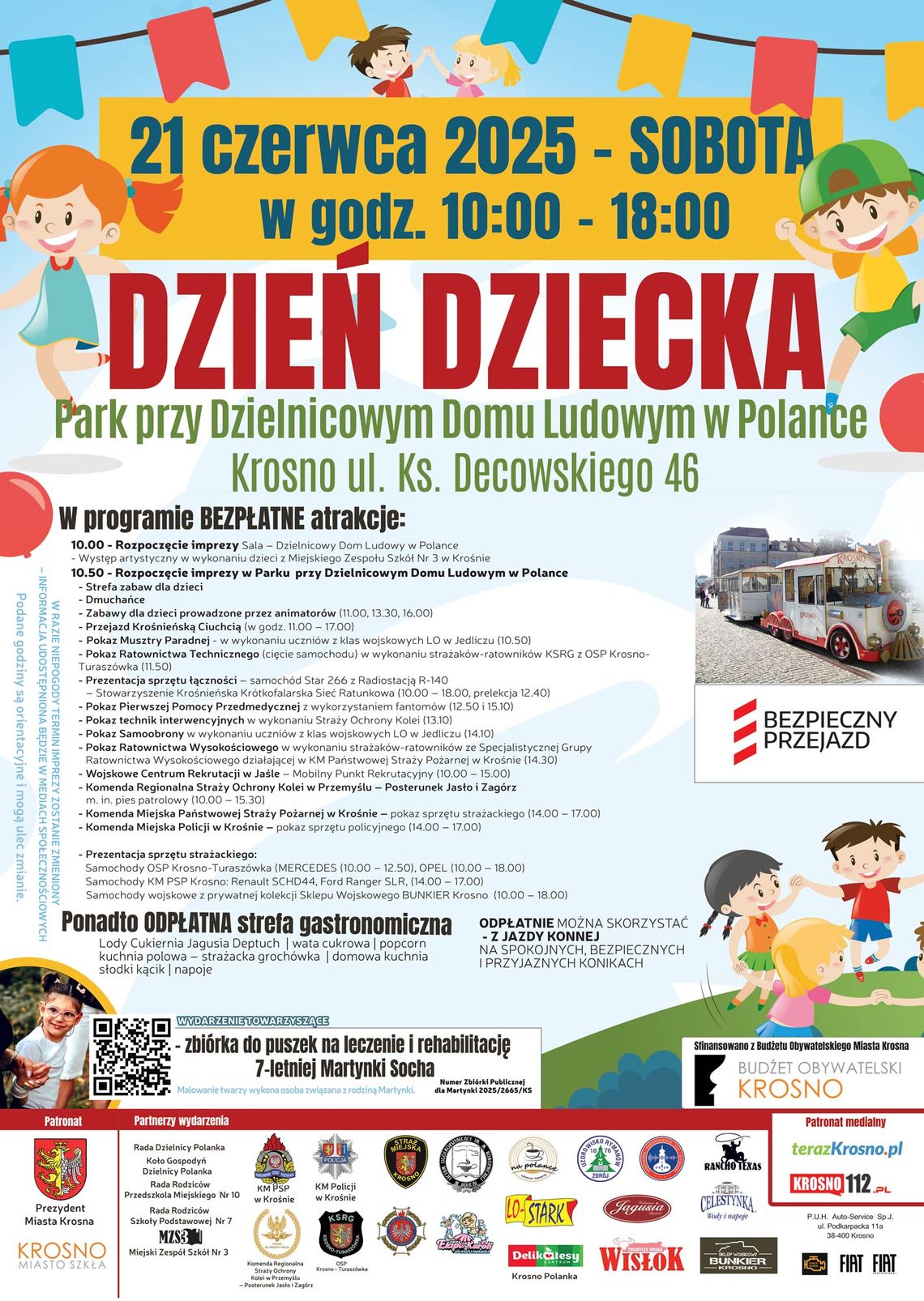 Dzień Dziecka w parku przy Dzielnicowym Domu Ludowym w Polance Dzień Dziecka w parku przy Dzielnicowym Domu Ludowym w Polance