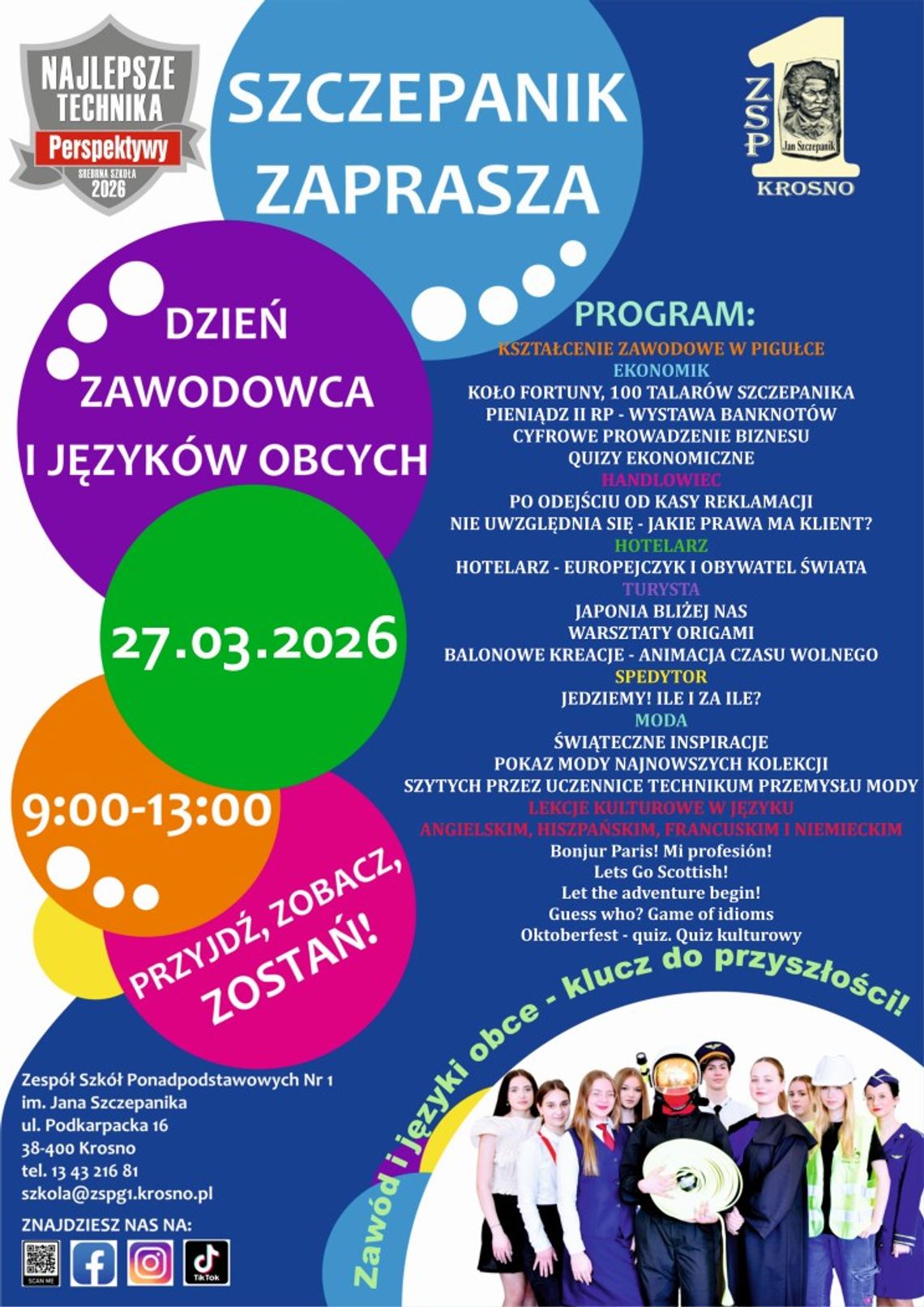 Dzień Zawodowca oraz Dzień Języków Obcych w Szczepaniku Dzień Zawodowca oraz Dzień Języków Obcych w Szczepaniku