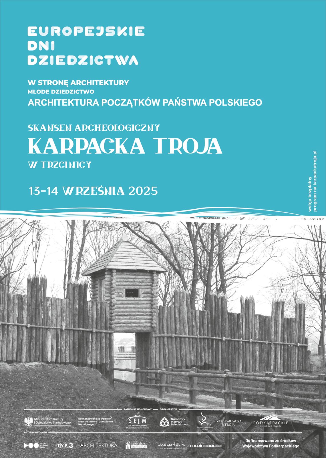 Plakat wydarzenia Karpacka Troja w Trzcinicy
