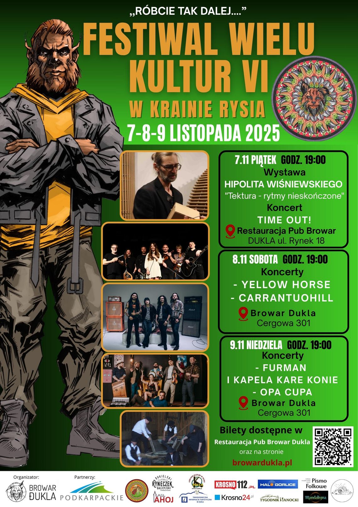 Festiwal Wielu Kultur w Krainie Rysia - VI edycja w Dukli