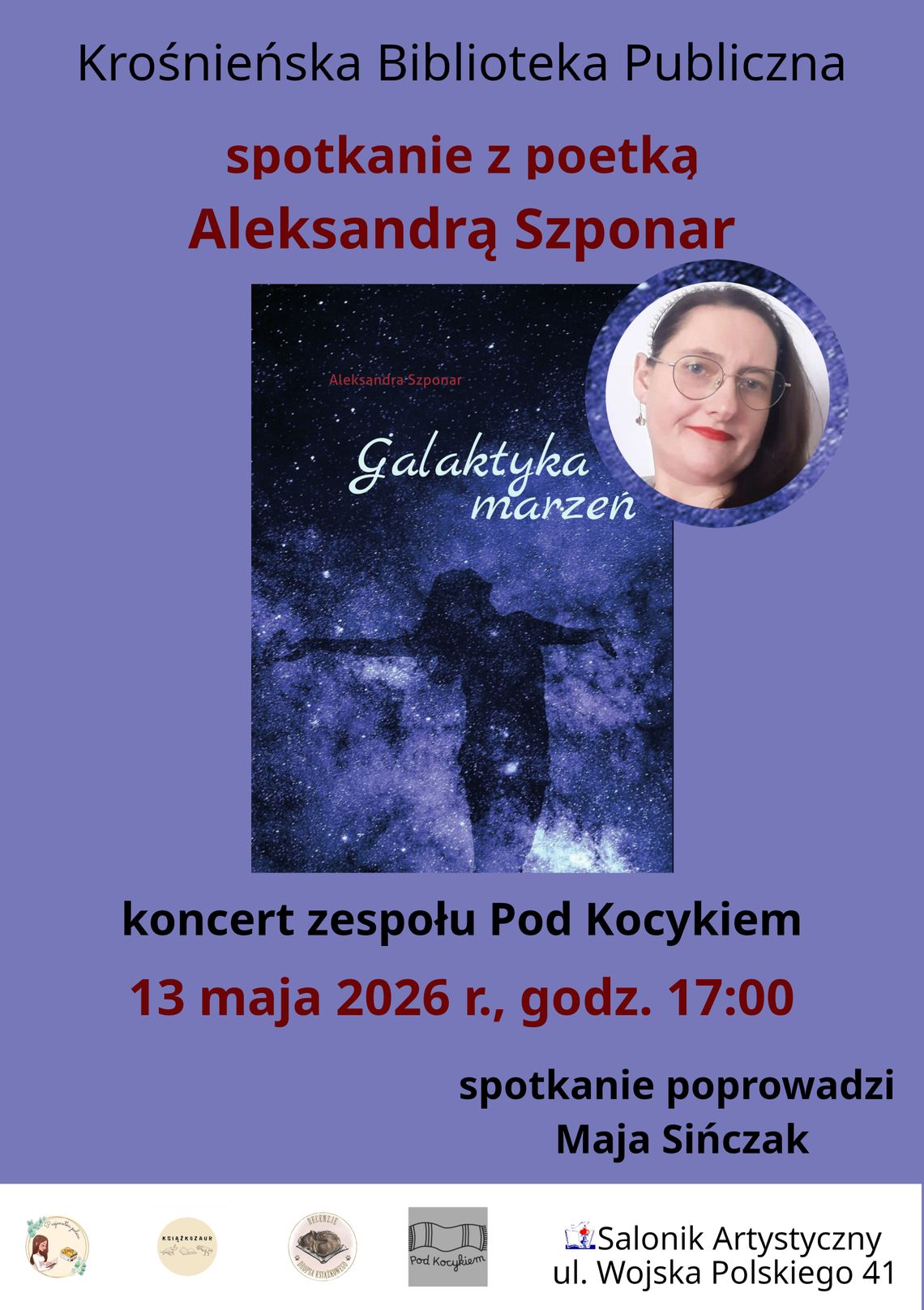 „Galaktyka marzeń” - prezentacja zbioru poetyckiego Aleksandry Szponar