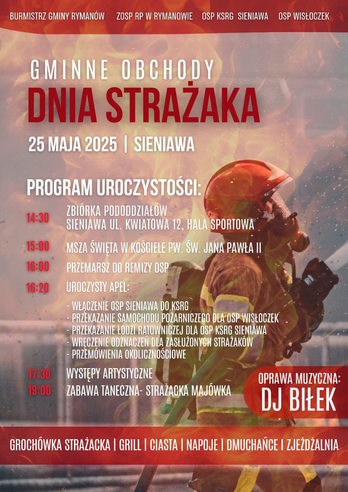 Gminne Obchody Dnia Strażaka w Sieniawie Gminne Obchody Dnia Strażaka w Sieniawie