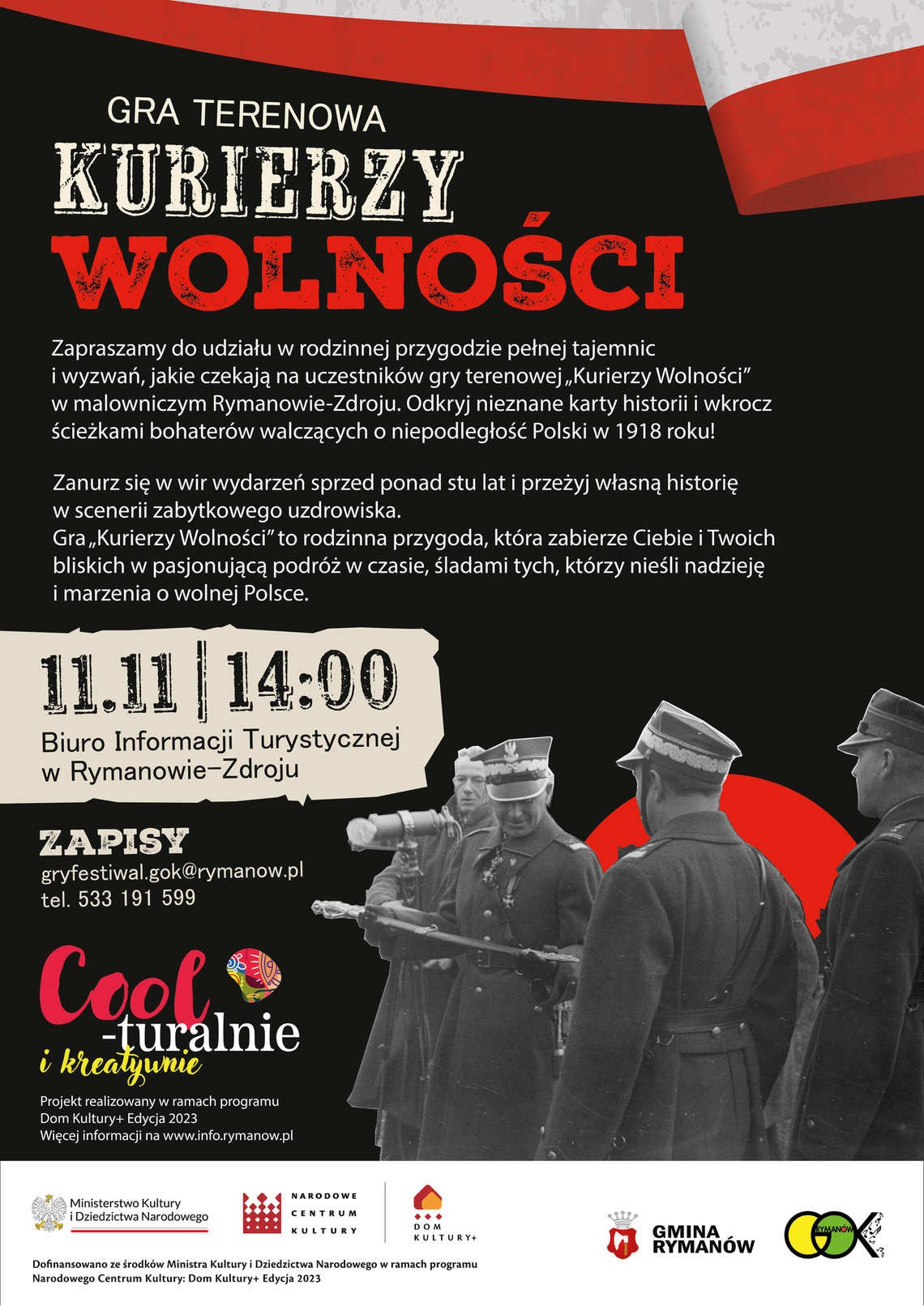 Gra terenowa "Kurierzy Wolności" Gra terenowa "Kurierzy Wolności"