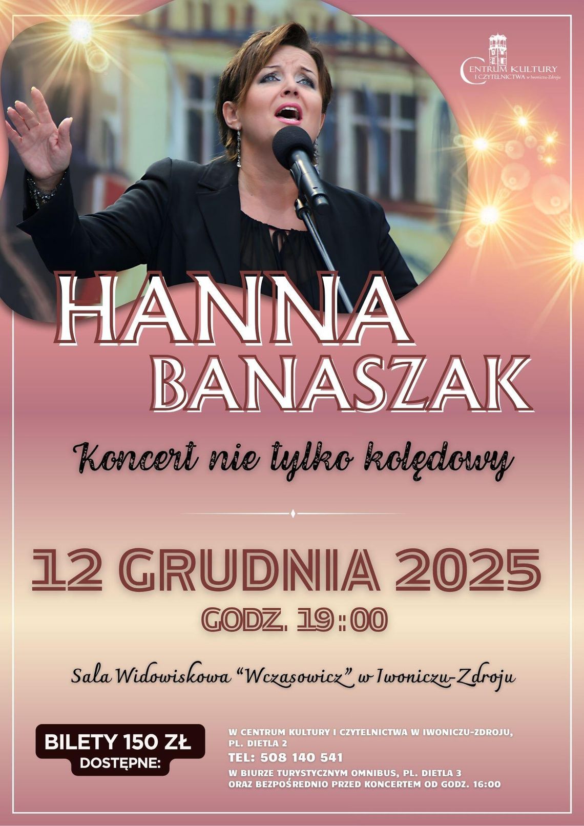 Hanna Banaszak - Koncert nie tylko kolędowy Plakat koncertu Hanny Banaszak
