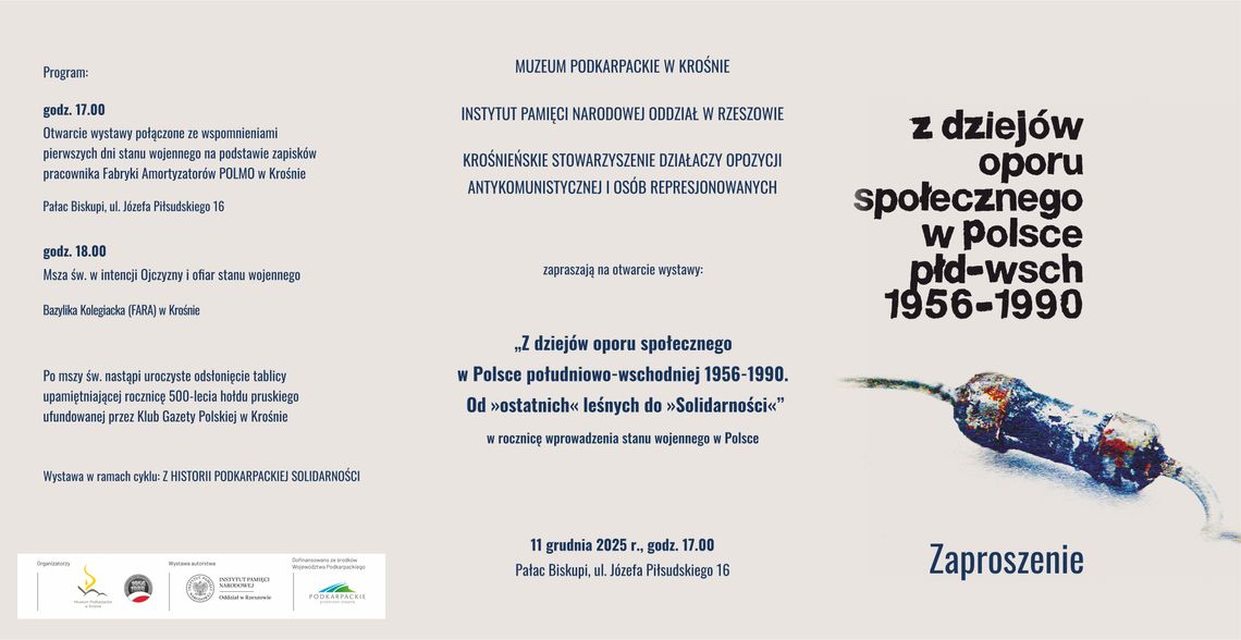 Historia oporu na Podkarpaciu. Nowa wystawa w Muzeum Podkarpackim Historia oporu na Podkarpaciu. Nowa wystawa w Muzeum Podkarpackim