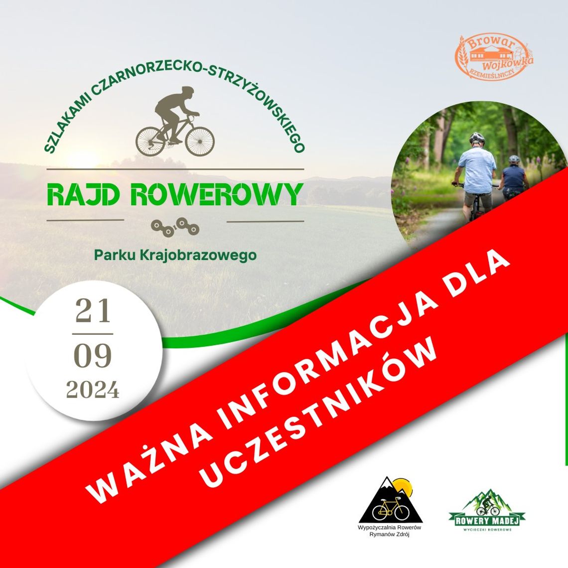 I Rajd Rowerowy Szlakiem Czarnorzecko-Strzyżowskiego Parku Krajobrazowego