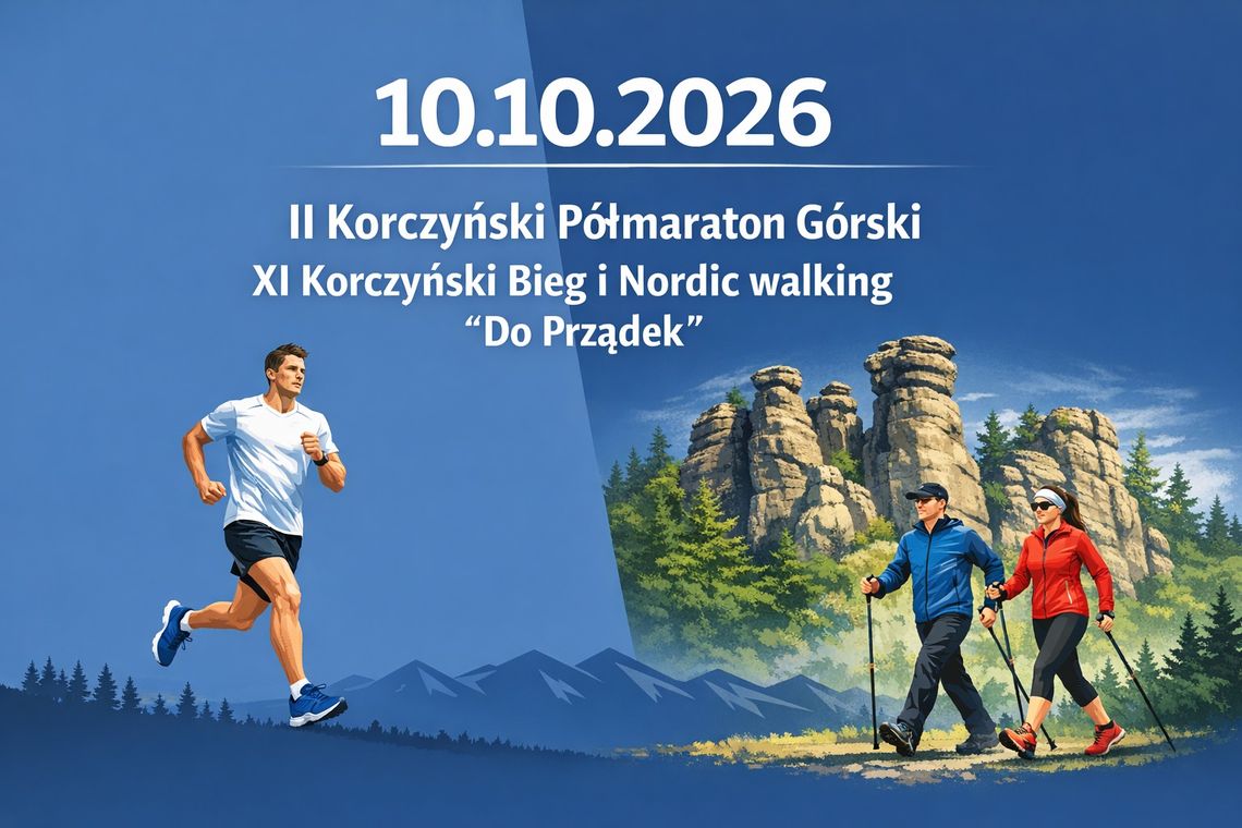 II Korczyński Półmaraton Górski i XI Korczyńskie Biegi i Nordic Walking „Do Prządek”