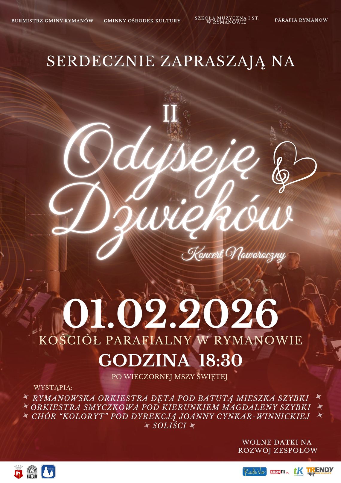 II Odyseja Dźwięków – Koncert Noworoczny w Rymanowie