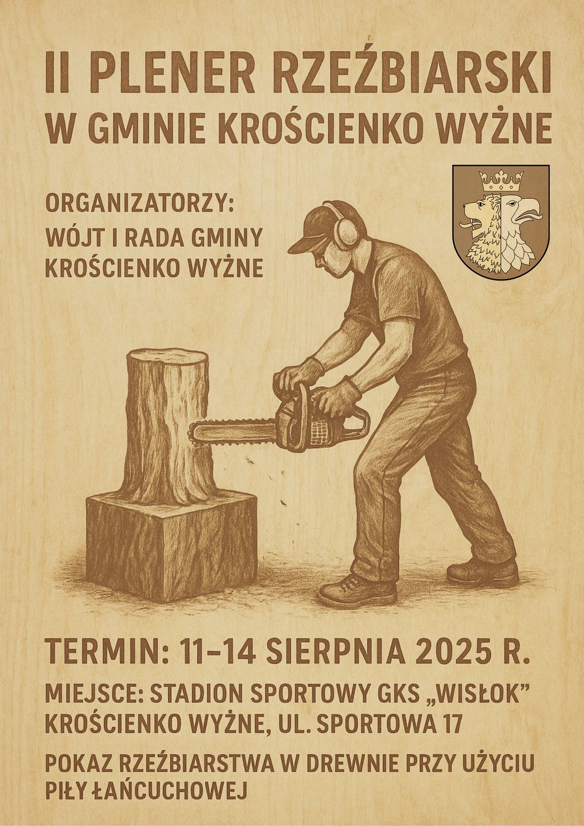 II Plener Rzeźbiarski w Gminie Krościenko Wyżne