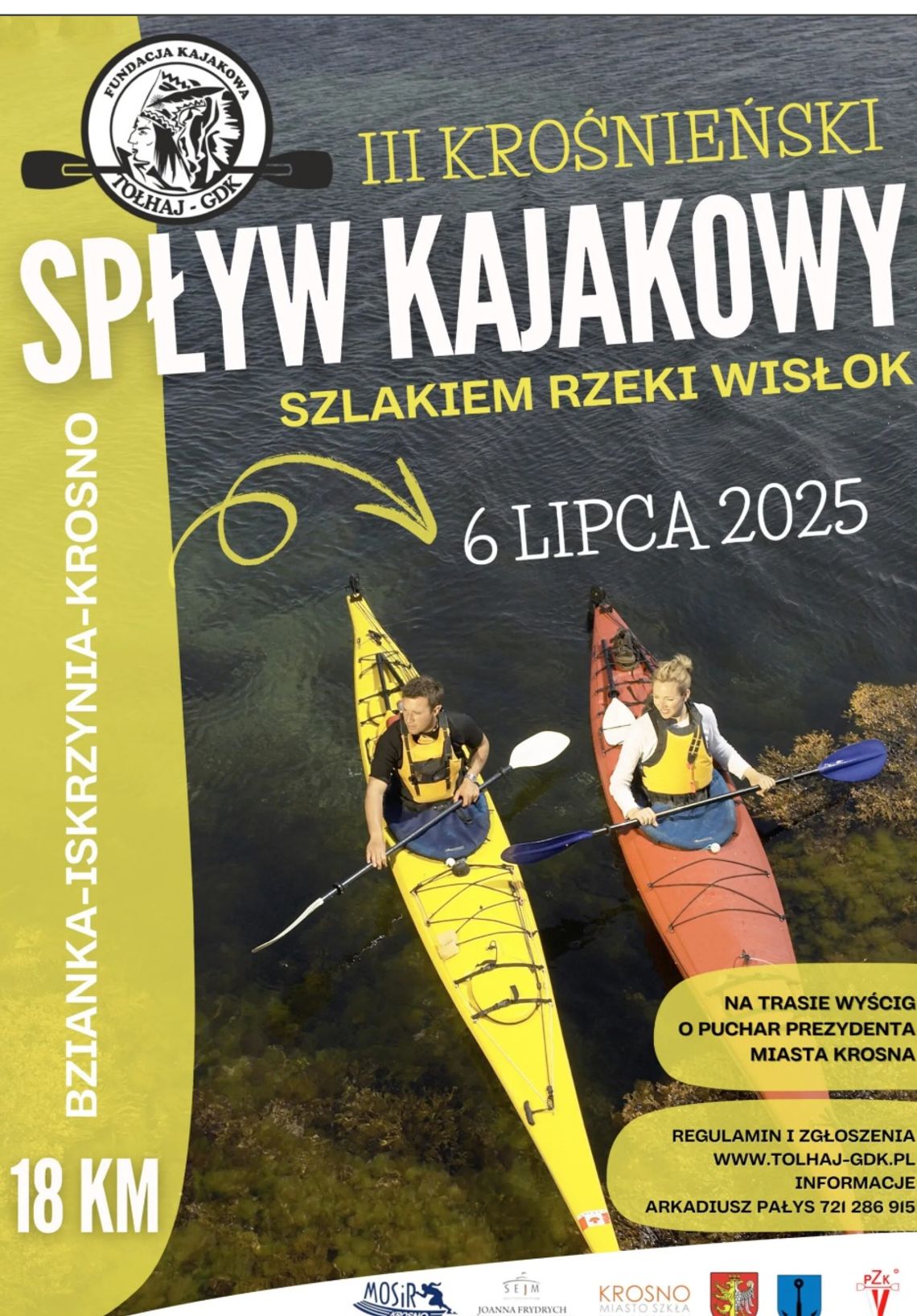 III Krośnieński Spływ Kajakowy "Szlakiem rzeki Wisłok"