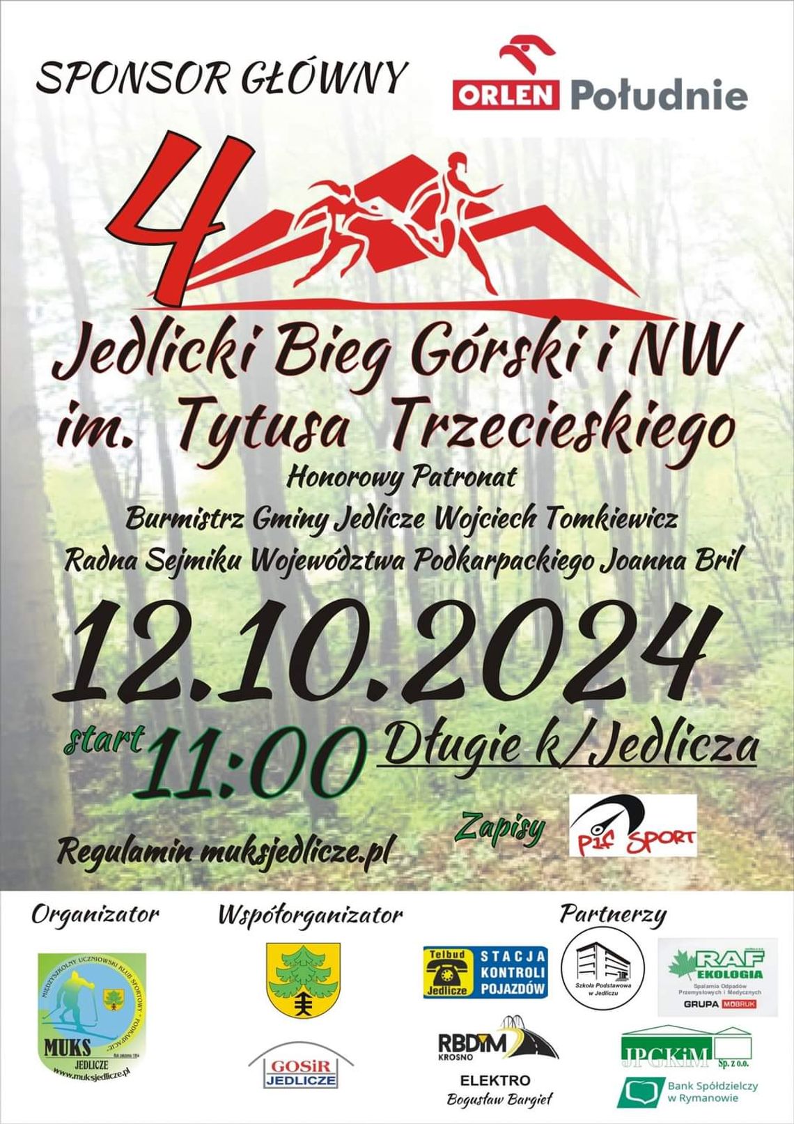 IV Jedlicki Bieg Górski i Marsz Nordic Walking im. Tytusa Trzecieskiego IV Jedlicki Bieg Górski i Marsz Nordic Walking im. Tytusa Trzecieskiego