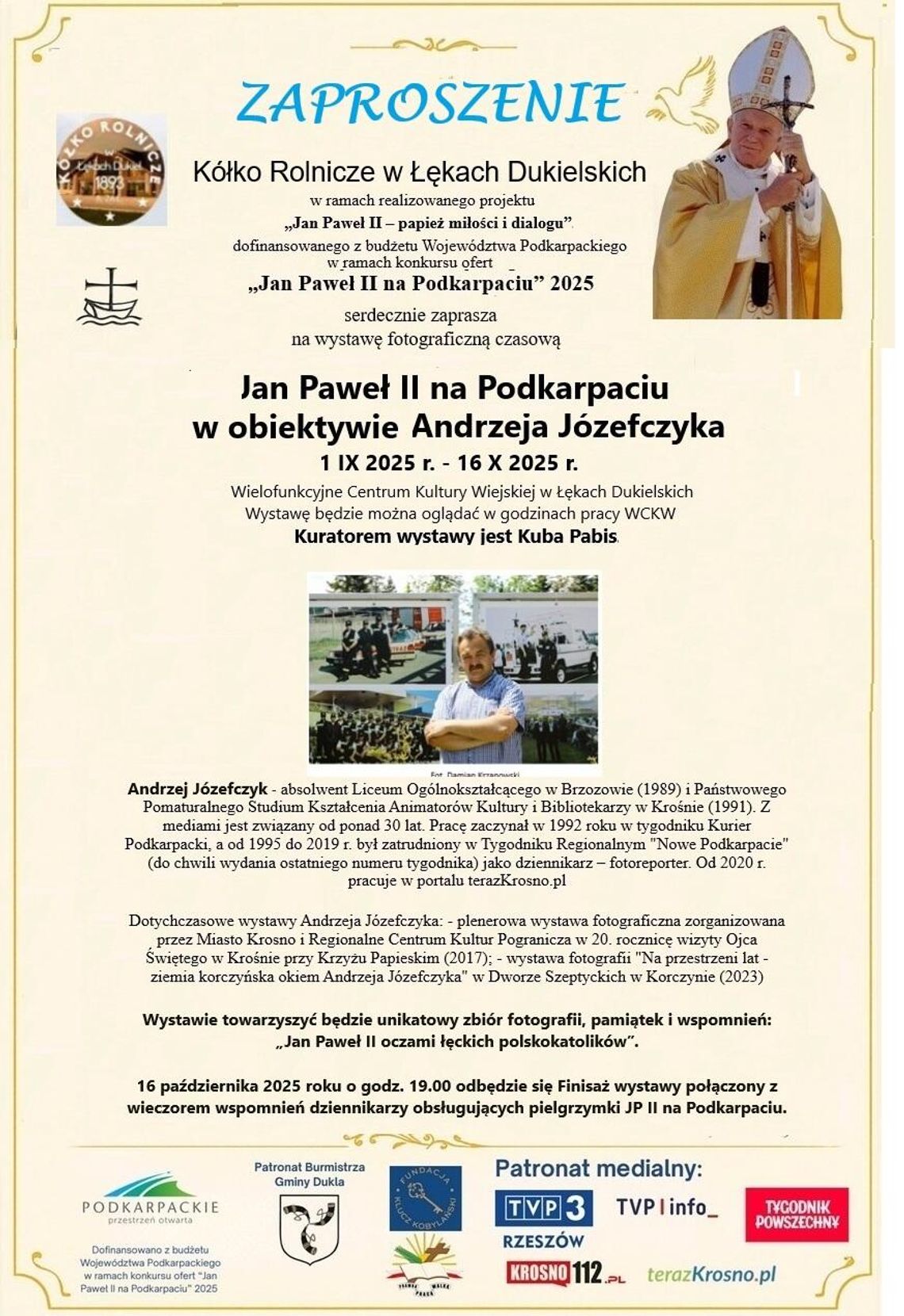 Jan Paweł II na Podkarpaciu w obiektywie Andrzeja Józefczyka
