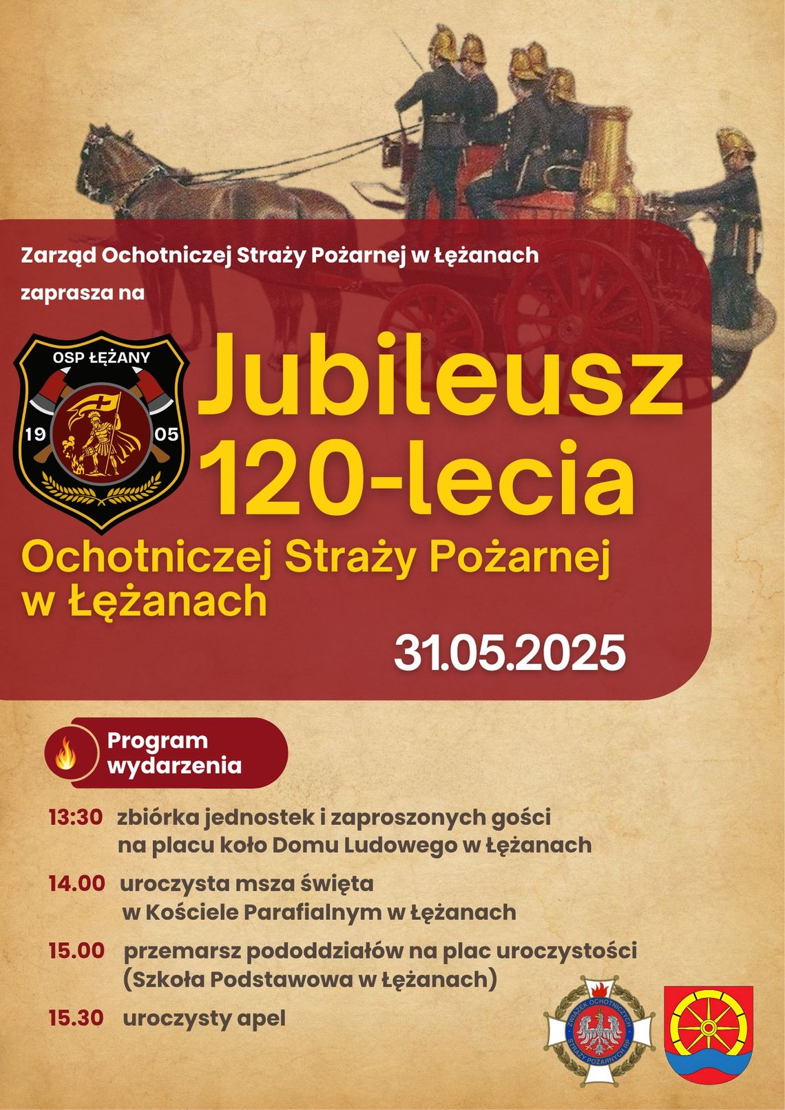 Jubileusz 120-lecia OSP Łężany Jubileusz 120-lecia OSP Łężany