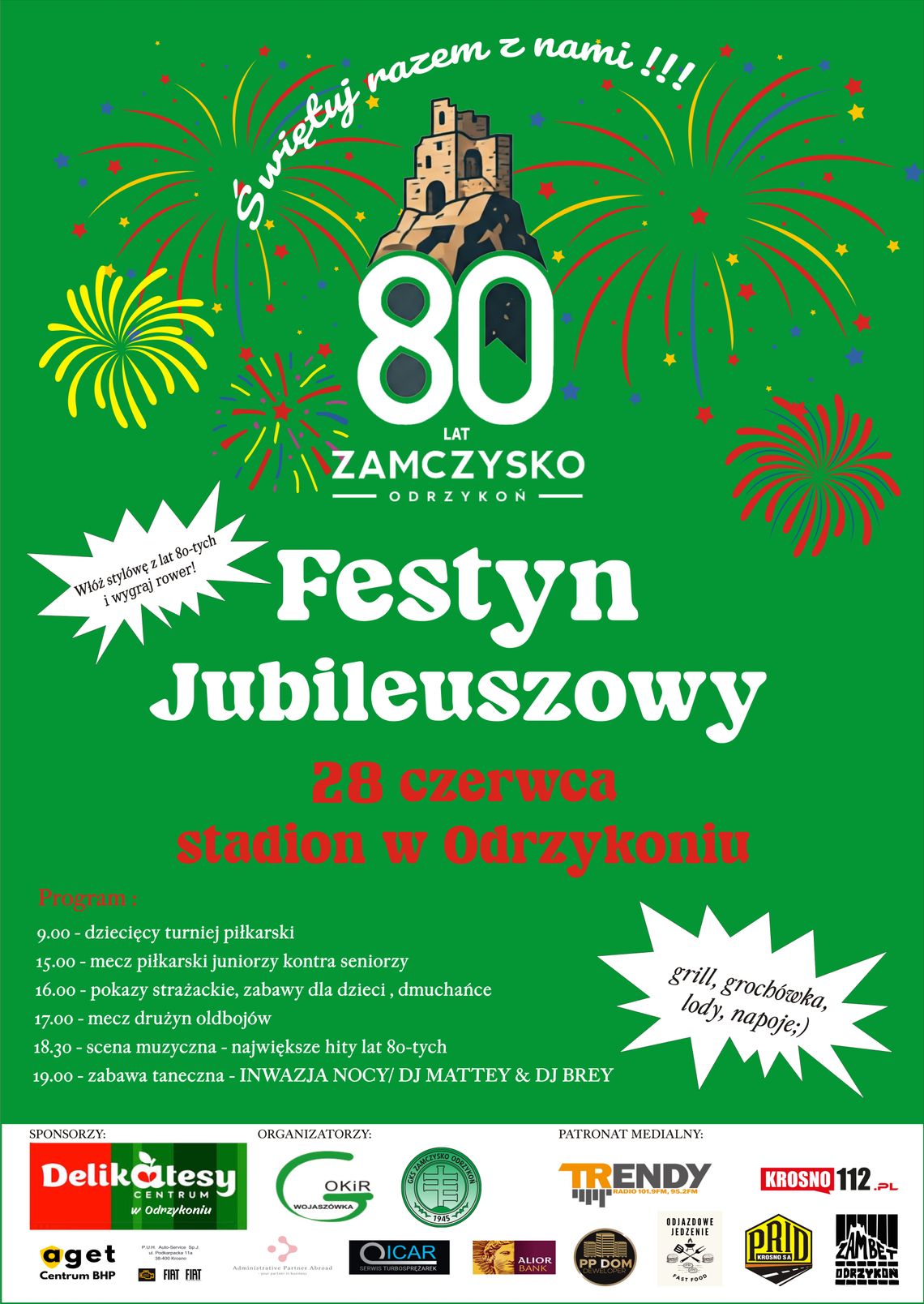Jubileuszu 80-lecia Zamczysko Odrzykoń Jubileuszu 80-lecia Zamczysko Odrzykoń