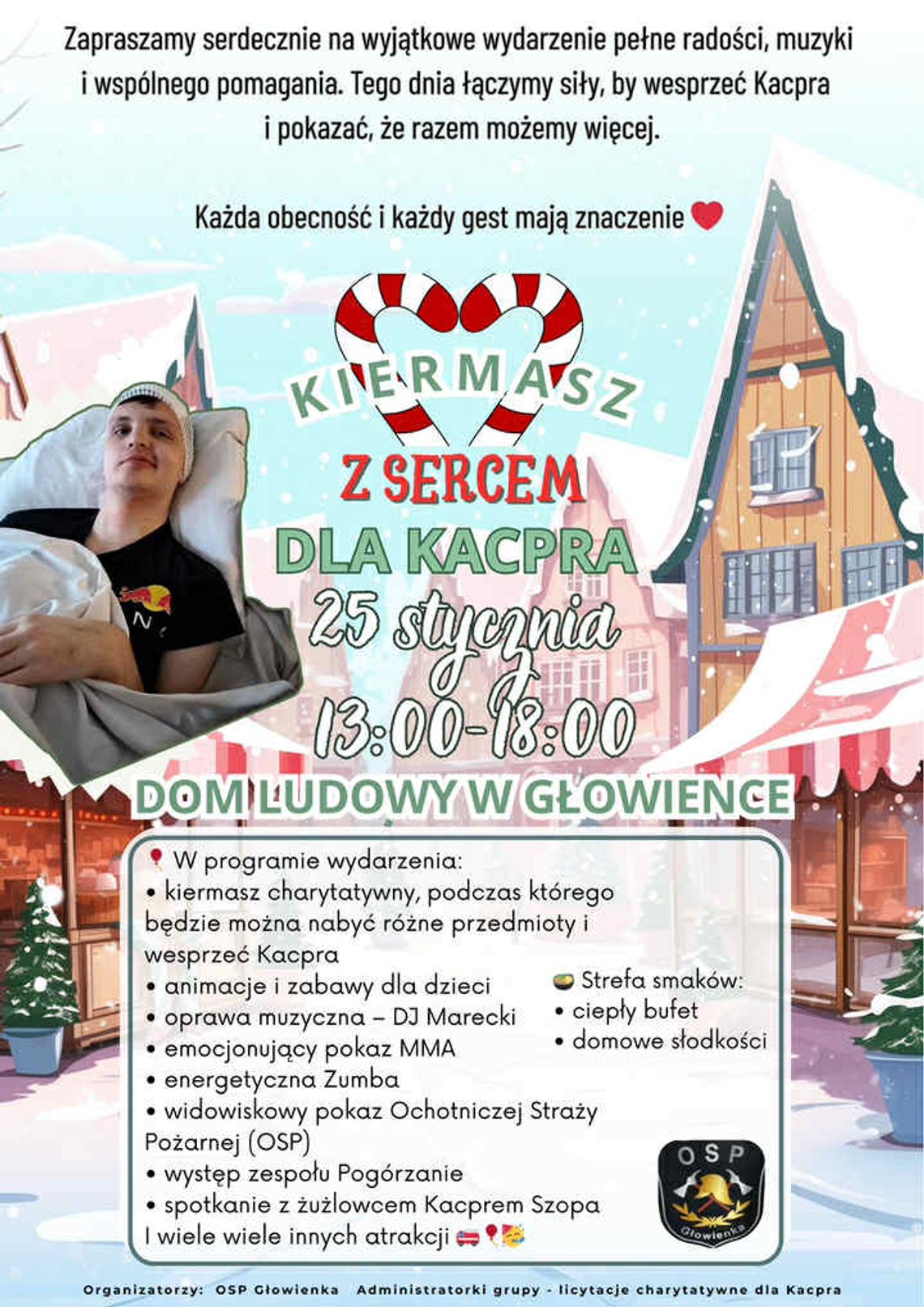 Kiermasz z Sercem dla Kacpra w Głowience Kiermasz z Sercem dla Kacpra w Głowience