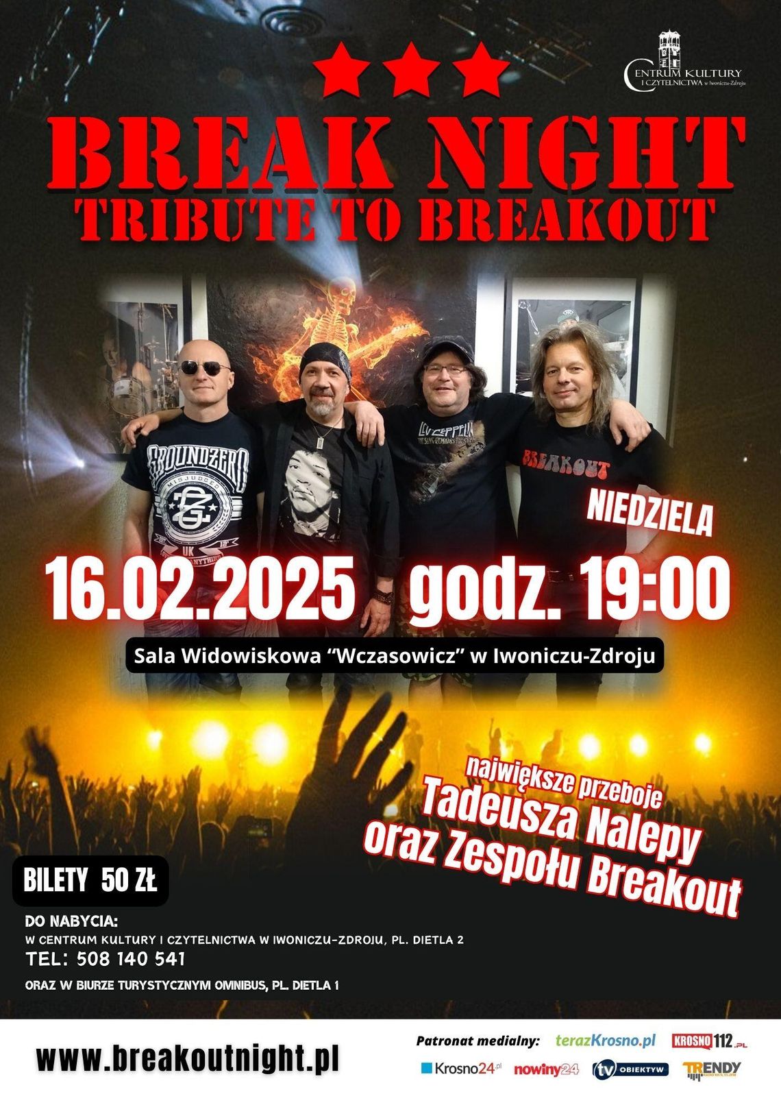 Koncert Break Night - Break Night Tribute to Breakout Koncert Break Night - Break Night Tribute to Breakout