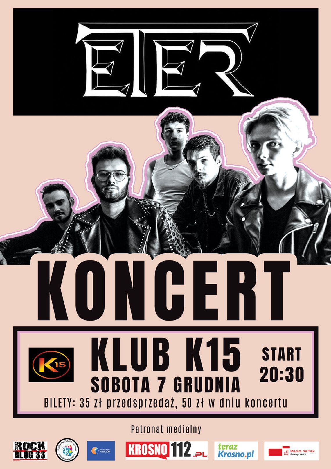 Koncert formacji ETER w krośnieńskim Klubie K15