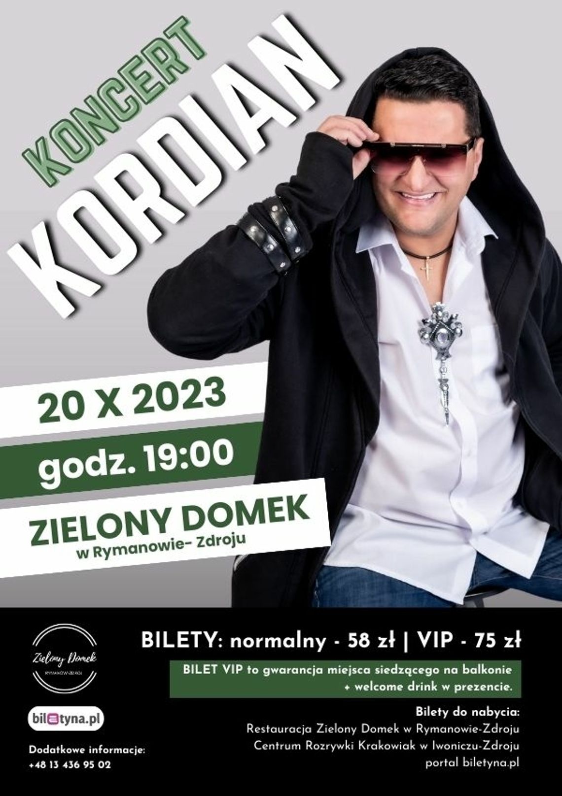 Koncert Kordiana w Zielonym Domku