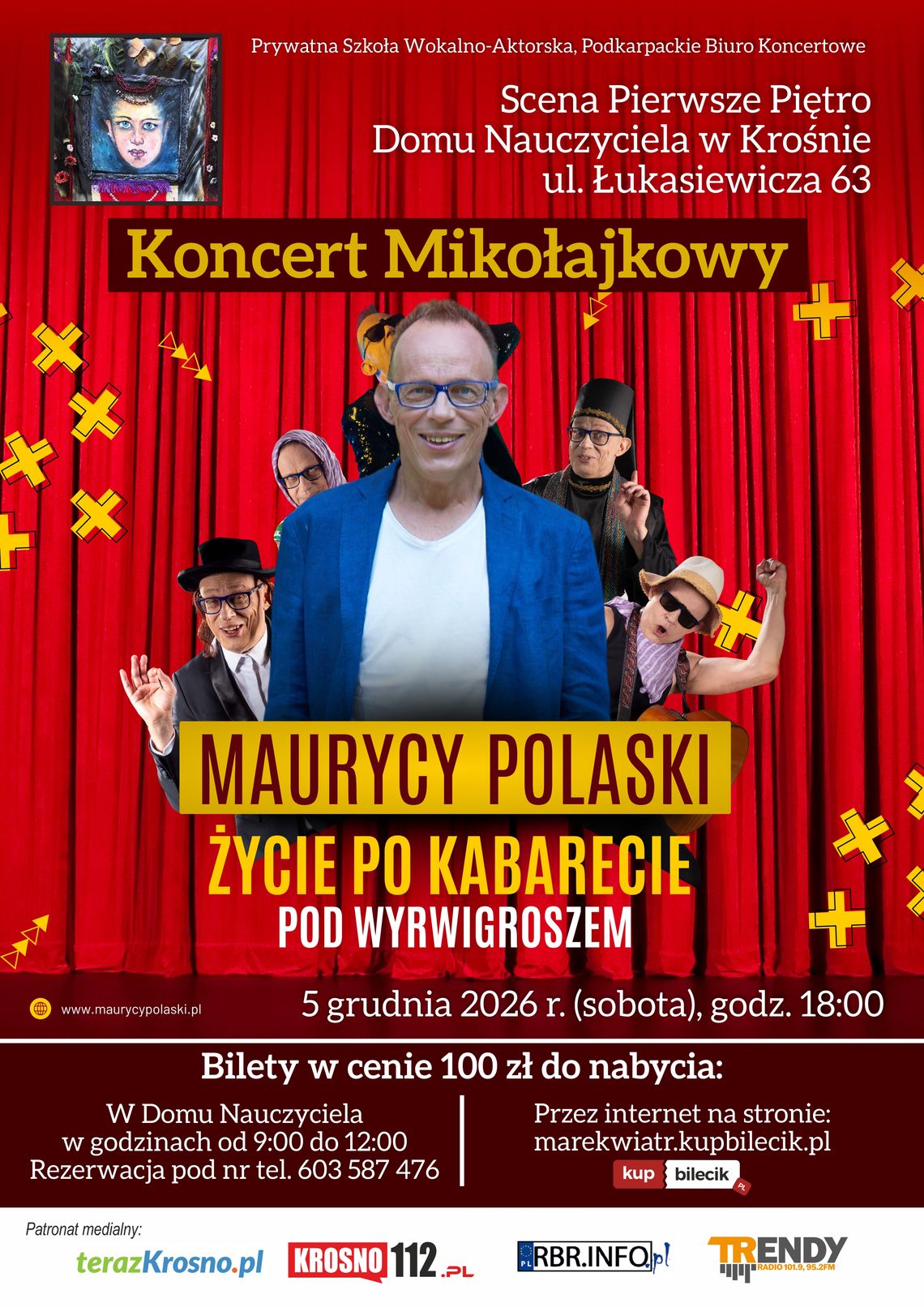 Koncert Mikołajkowy – Maurycy Polaski: Życie po kabarecie pod wyrwigroszem Koncert Mikołajkowy – Maurycy Polaski: Życie po kabarecie pod wyrwigroszem