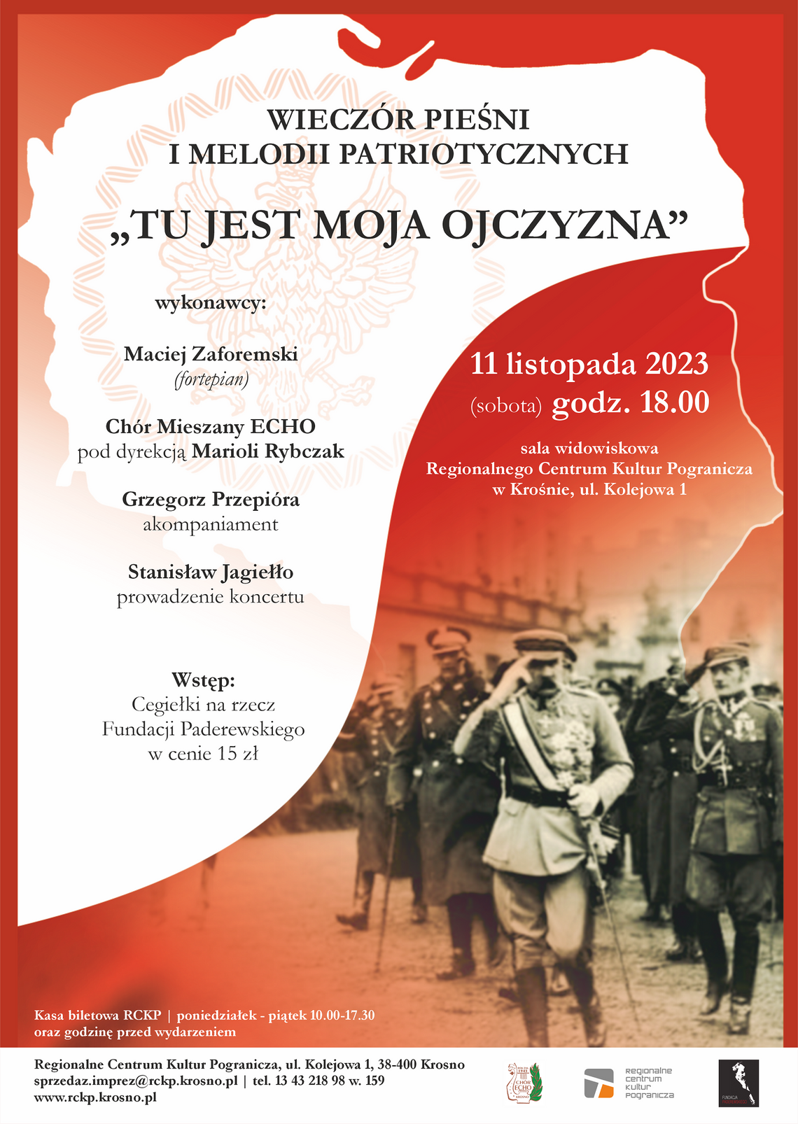 Koncert z okazji odzyskania niepodległości „Tu jest moja Ojczyzna” Koncert z okazji odzyskania niepodległości „Tu jest moja Ojczyzna”