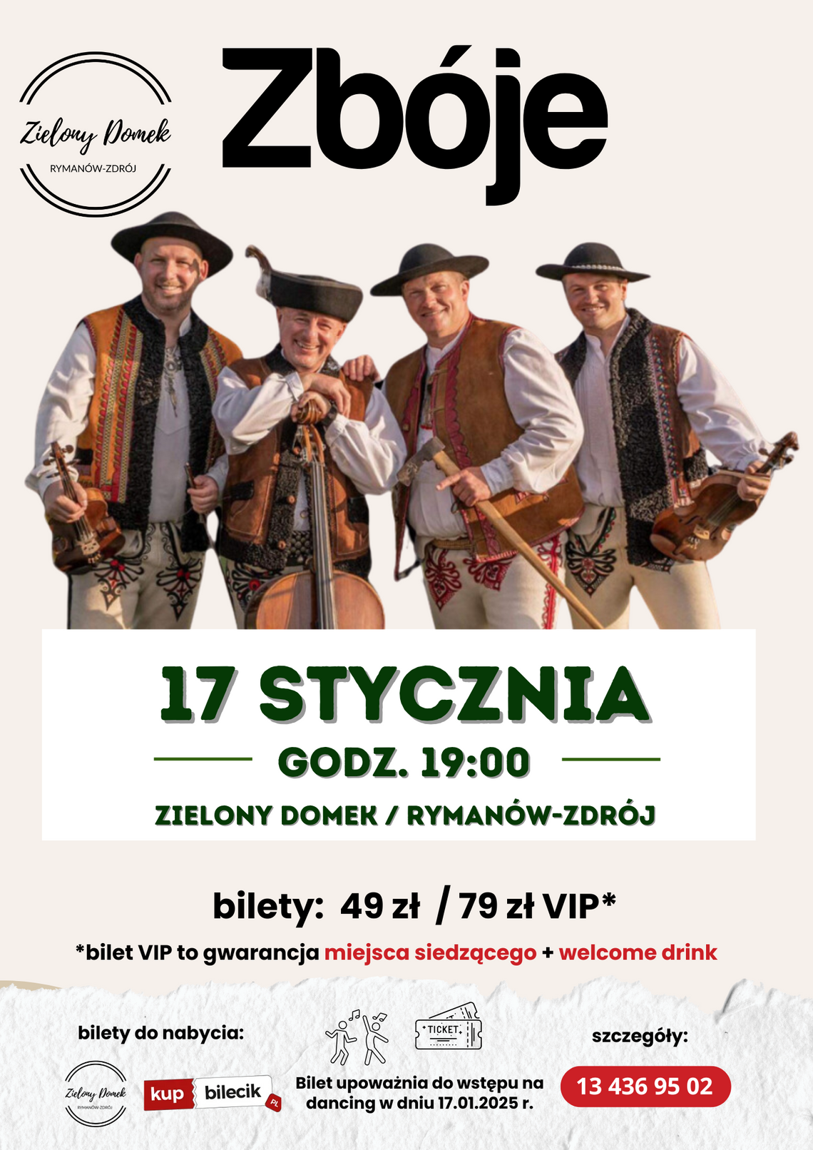 Koncert zespołu "Zbóje"