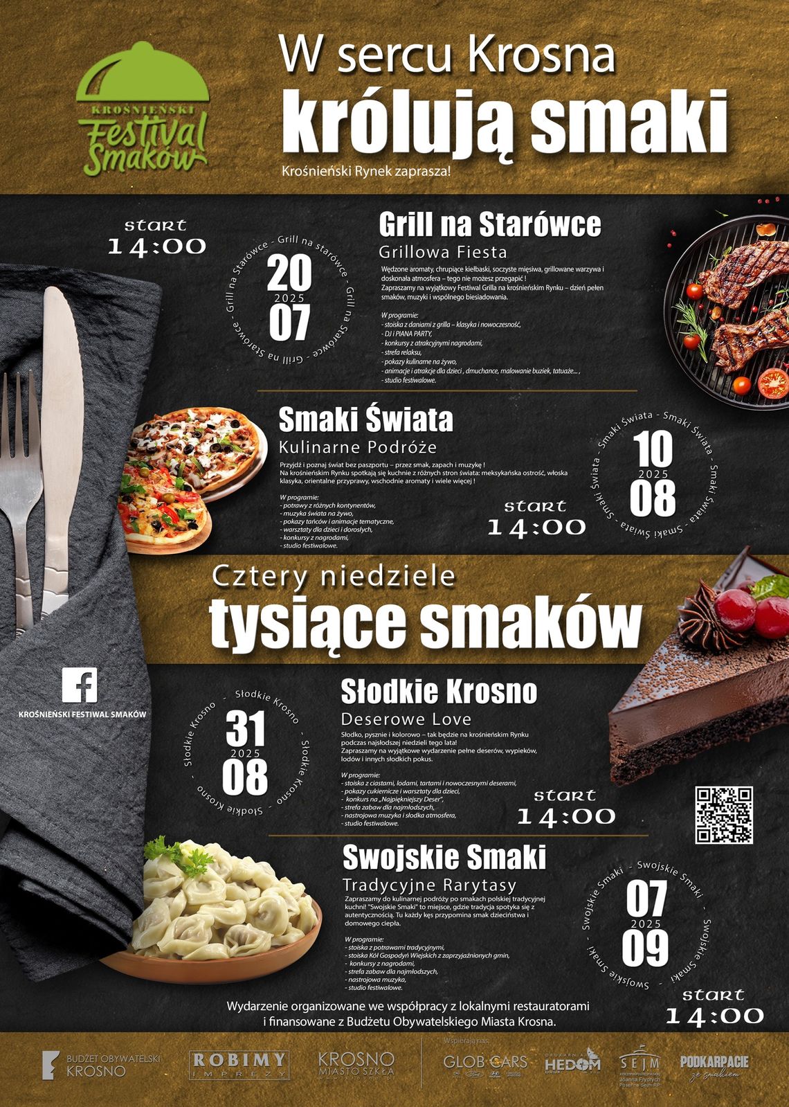 Krośnieński Festiwal Smaków – Grill na Starówce: Grillowa Fiesta Krośnieński Festiwal Smaków – Grill na Starówce: Grillowa Fiesta
