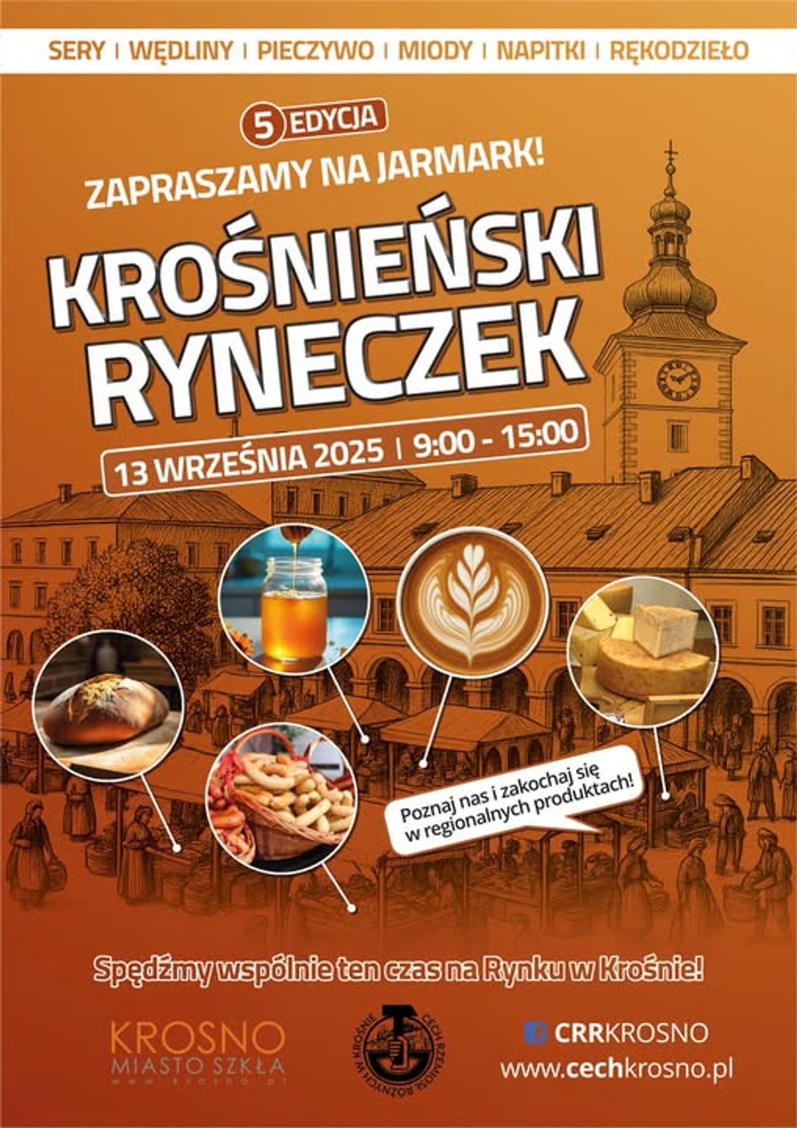 Plakat promujący Krośnieński Ryneczek
