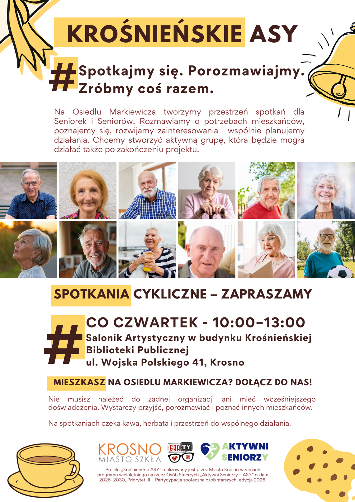 Krośnieńskie ASY przenoszą się do biblioteki. Cykliczne spotkania seniorów trwają dalej Krośnieńskie ASY przenoszą się do biblioteki. Cykliczne spotkania seniorów trwają dalej