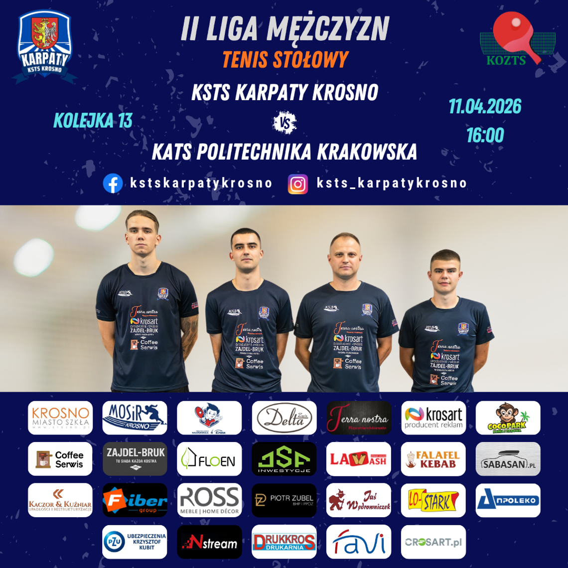 KSTT Karpaty Krosno - KATS Politechnika Krakowska