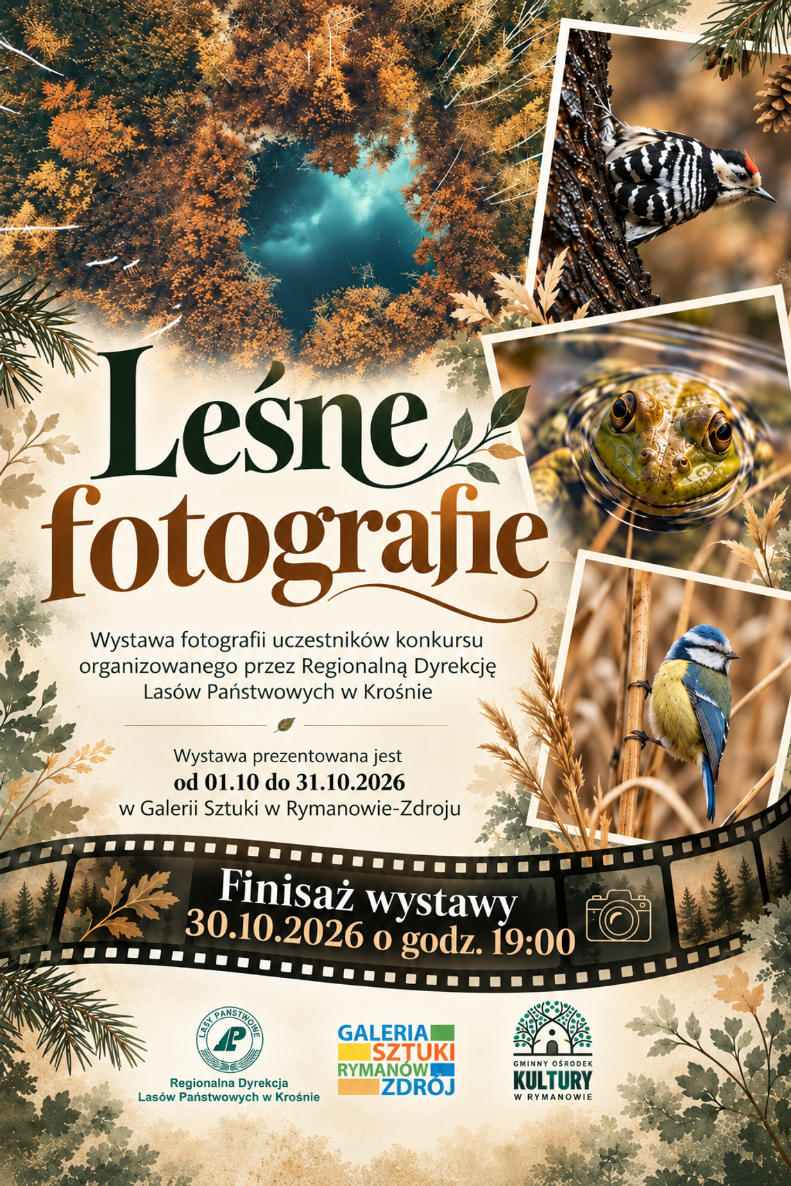 Leśne fotografie w Galerii Sztuki w Rymanowie-Zdroju Leśne fotografie w Galerii Sztuki w Rymanowie-Zdroju