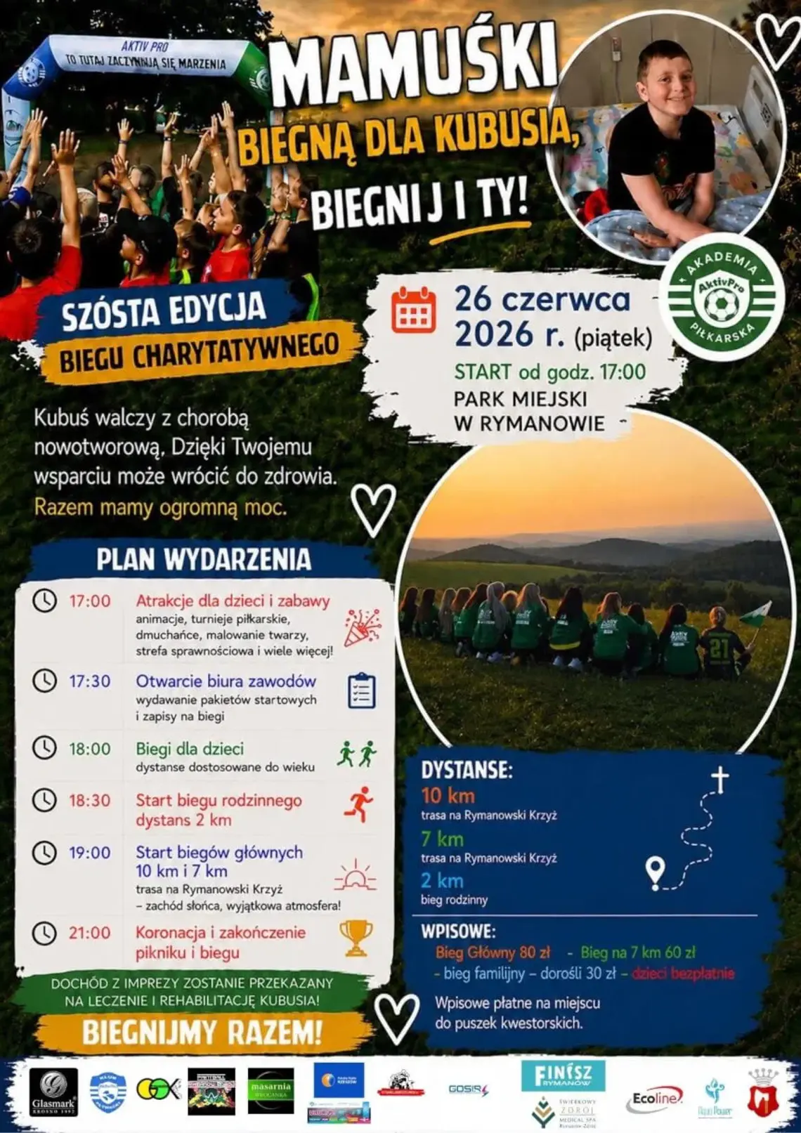 Mamuski biegną dla Kubusia, biegnij i Ty! Mamuski biegną dla Kubusia, biegnij i Ty!