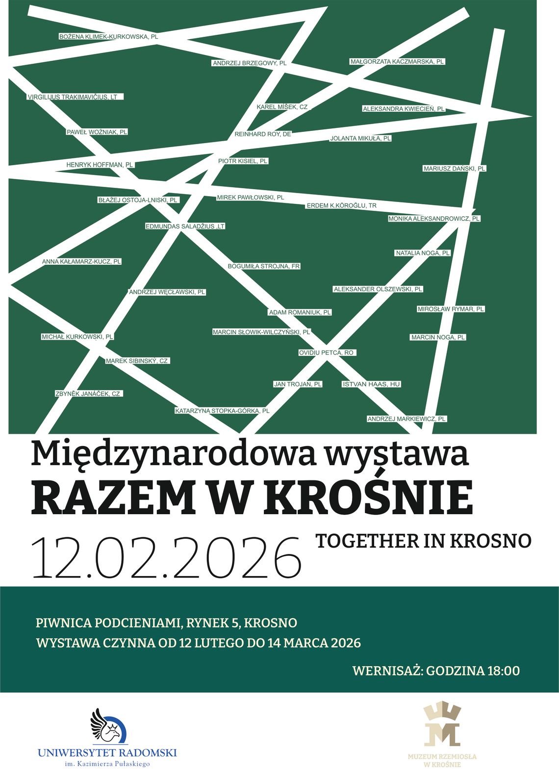 Międzynarodowa wystawa „Razem w Krośnie” w Piwnicy PodCieniami