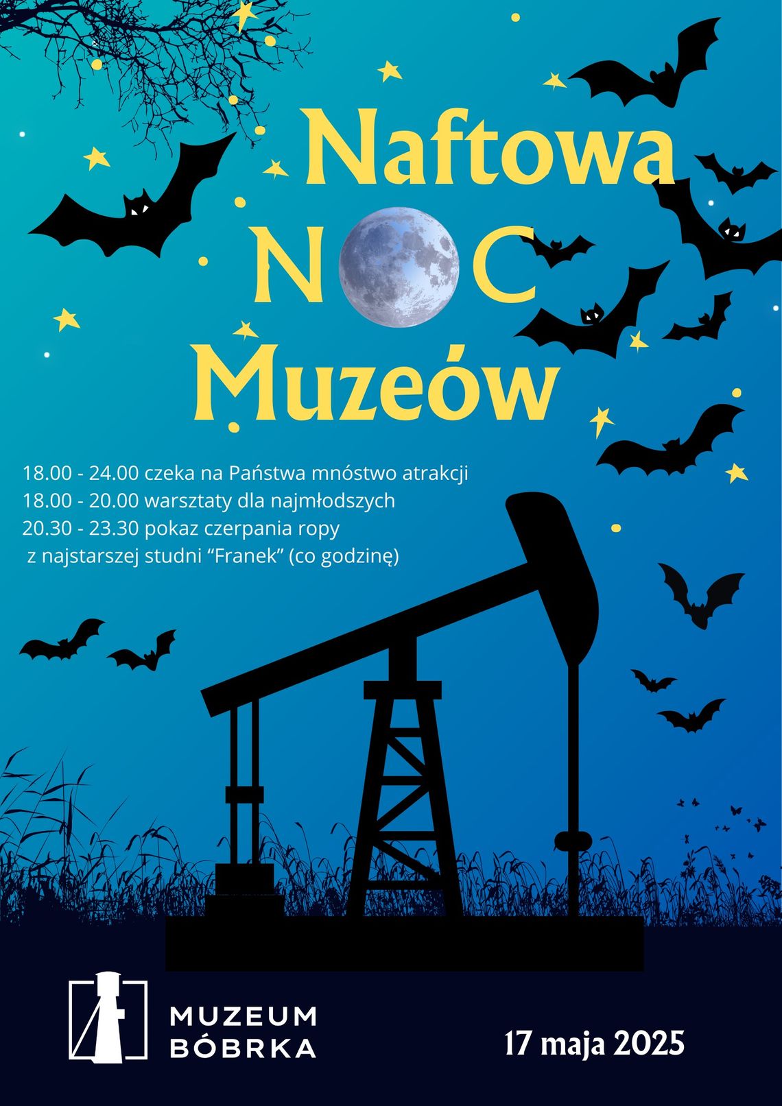 Naftowa Noc Muzeów w Muzeum w Bóbrce Naftowa Noc Muzeów w Muzeum w Bóbrce